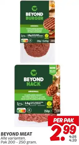 Dekamarkt Beyond meat aanbieding