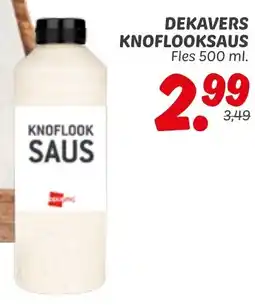 Dekamarkt Dekavers knoflooksaus aanbieding