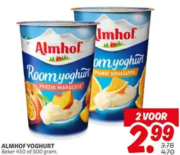 Dekamarkt Almhof yoghurt aanbieding