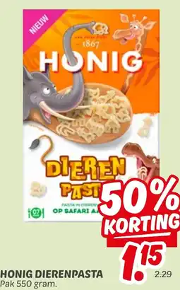 Dekamarkt Honig dierenpasta aanbieding