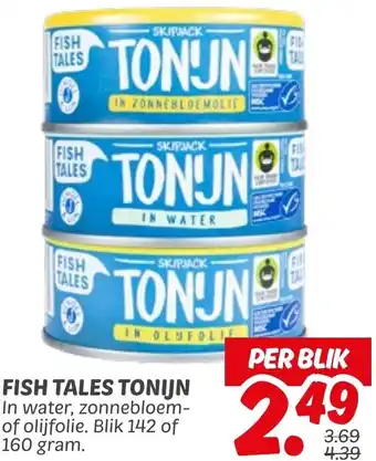 Dekamarkt Fish tales tonijn aanbieding