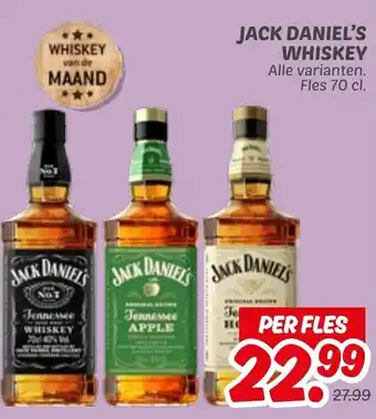 Dekamarkt Jack Daniel's whiskey aanbieding