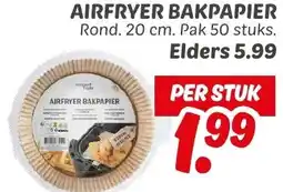 Dekamarkt Airfryer bakpapier aanbieding