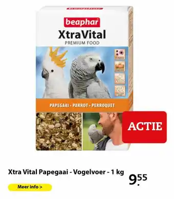 Boerenbond Beaphar Xtra Vital Papegaai - Vogelvoer - 1 Kg aanbieding