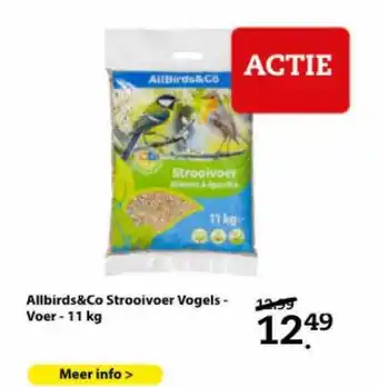 Pets Place Allbirds&Co Strooivoer Vogels - Voer - 11 Kg aanbieding