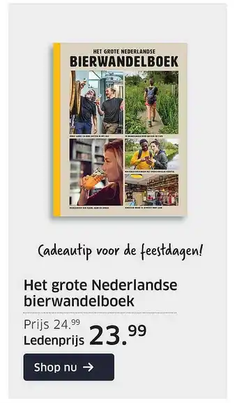 ANWB Het Grote Nederlandse Bierwandelboek aanbieding