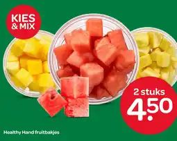 Spar Healthy Hand fruitbakjes aanbieding