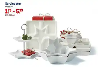 Makro Servies Ster aanbieding