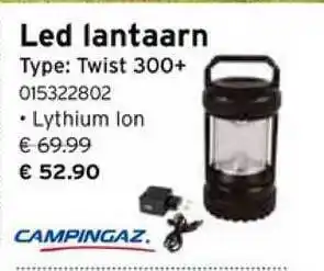 Heuts Campingaz led lantaarn twist 300+ aanbieding