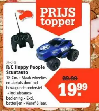 Marskramer R-C Happy People Stuntauto aanbieding