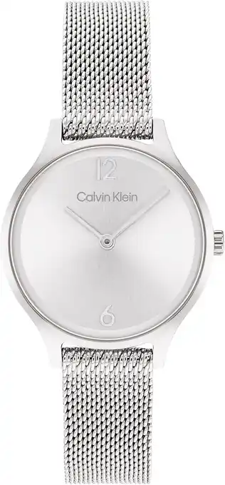 Amazon Calvin Klein Analoog kwartshorloge voor dames met roestvrijstalen band 25200058 aanbieding