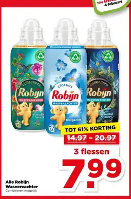 PLUS Alle Robijn Wasverzachter aanbieding