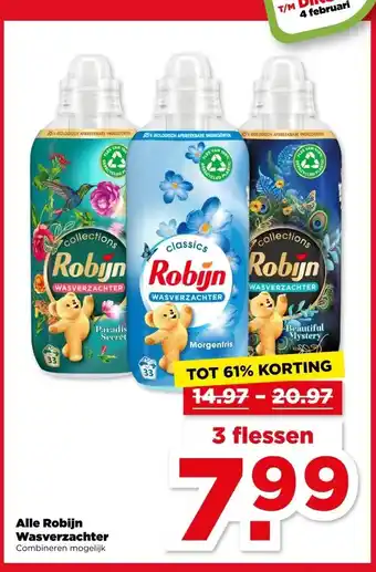 PLUS Alle Robijn Wasverzachter aanbieding