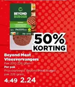 PLUS Beyond Meat Vleesvervangers aanbieding