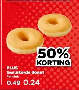 PLUS PLUS Gesuikerde donut aanbieding