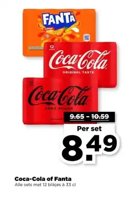 PLUS Coca-Cola of Fanta aanbieding