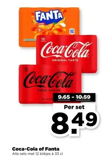 PLUS Coca-Cola of Fanta aanbieding