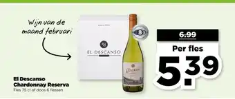 PLUS El Descanso Chardonnay Reserva aanbieding