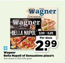 PLUS Wagner Bella Napoli of Sensazione pizza's aanbieding