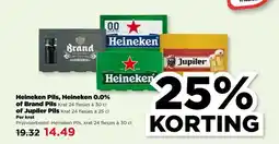 PLUS Heineken Pils, Heineken 0.0% of Brand Pils of Jupiler Pils aanbieding