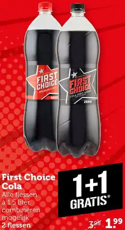 Coop First Choice Cola aanbieding