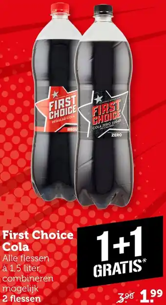 Coop First Choice Cola aanbieding