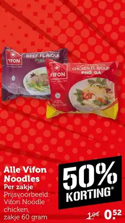 Coop Alle Vifon Noodles aanbieding