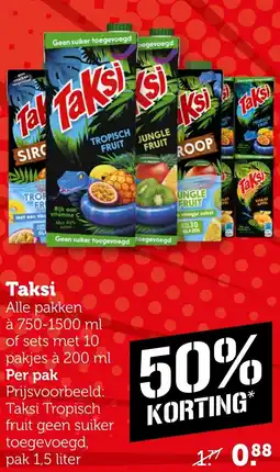 Coop Taksi aanbieding