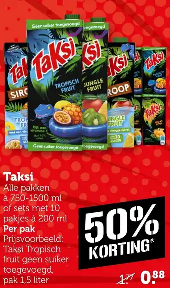 Coop Taksi aanbieding