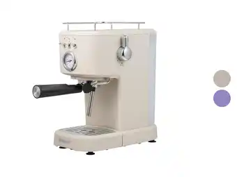 Lidl Bergner Retro espressomachine aanbieding