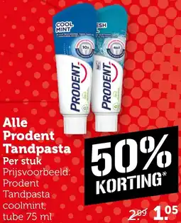 Coop Alle Prodent Tandpasta aanbieding