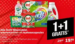 Coop Alle Dreft Wasmiddel, wasverzachter of vaatwascapsules aanbieding