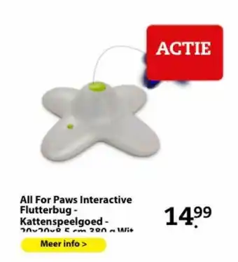 Pets Place All For Paws Interactive Flutterbug - Kattenspeelgoed aanbieding