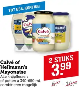 Coop Calvé of Hellmann's Mayonaise aanbieding