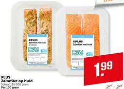 Coop PLUS Zalmfilet op huid aanbieding