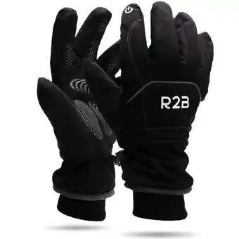 ANWB R2B Luxe Waterdichte Touchscreen Handschoenen Zwart aanbieding