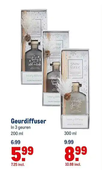 Makro Geurdiffuser aanbieding