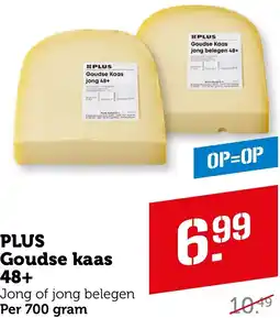 Coop PLUS Goudse kaas 48+ aanbieding