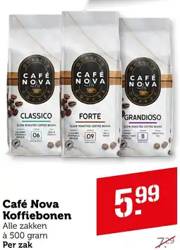 Coop Café Nova Koffiebonen aanbieding