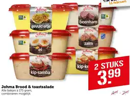 Coop Johma Brood & toastsalade aanbieding