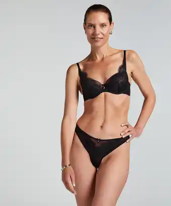 Hunkemoller Hunkemöller Cheekini Mirabella Zwart aanbieding