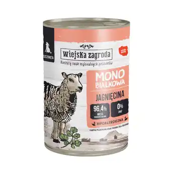 Zooplus Voordeelverpakking 24x400g Wiejska Zagroda Dog Puppy lam natvoer voor honden aanbieding