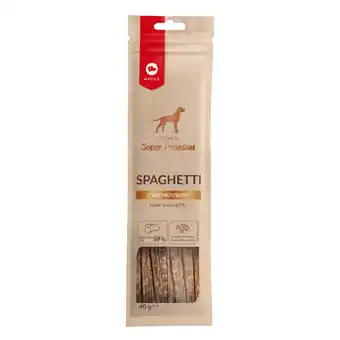 Zooplus Voordeelpakket: 3x40g Maced Super Premium Varkensvlees Spaghetti Hondensnacks aanbieding