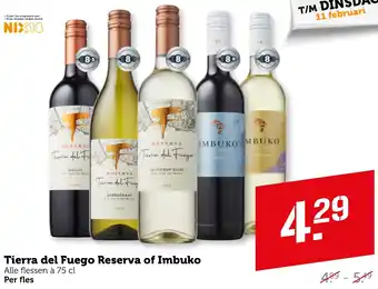 Coop Tierra del Fuego Reserva of Imbuko aanbieding