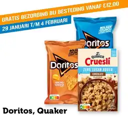 Coop Doritos, Quaker aanbieding