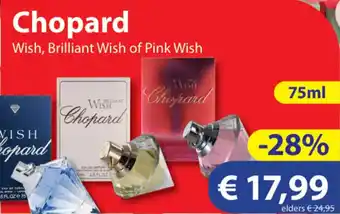 Die Grenze Chopard Wish, Brilliant Wish of Pink Wish aanbieding