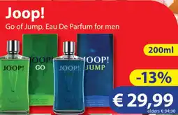 Die Grenze Joop! Go of Jump aanbieding