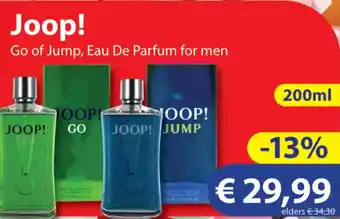 Die Grenze Joop! Go of Jump aanbieding