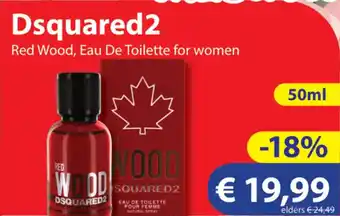 Die Grenze Dsquared2 Red Wood aanbieding