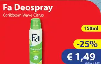 Die Grenze Fa Deospray aanbieding